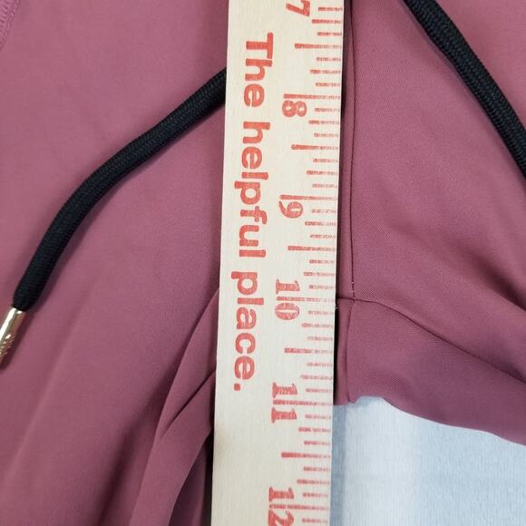 ZYIA Active Pants Womens Medium Pink Joggers Drawstring Ankle Zipper Nylon - Picture 8 of 10